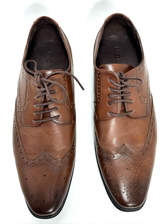 Mio Marino Brown Wingtips Oxford Dress Shoe 12 main image 7